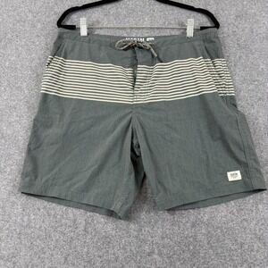 Katin Hybrid Roam Trunk Shorts Men's‎ 32 Gray Striped